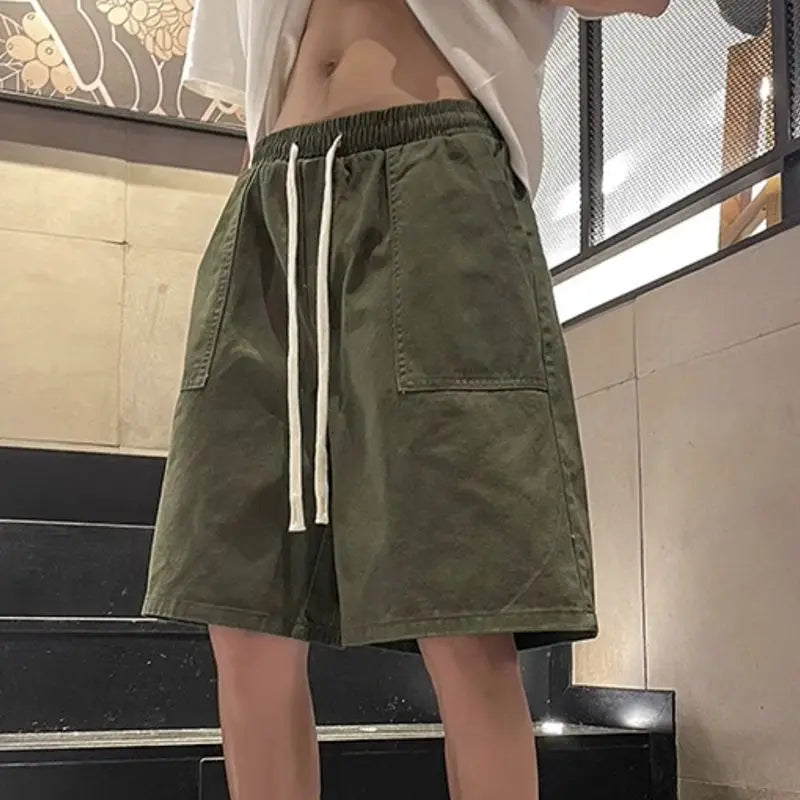 Shorts for Boys in Summer Thin Sports Loose Summer Casual Mid-sized Pants for Youth 2025 Five-point Pants Basketball Pants
