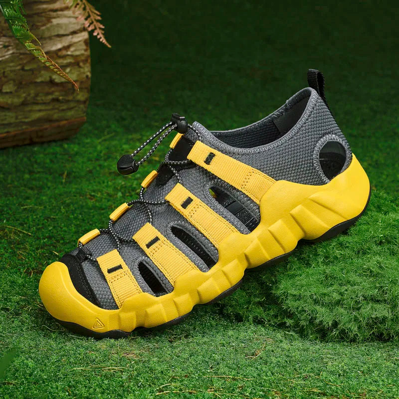 Summer Men Sandals Beach Trekking Hiking Casual Slippers Soft Fishing Outdoor Climbing Mesh Classic Roman Fashion Comfortable