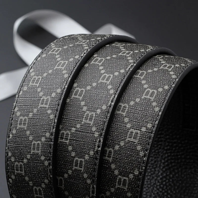 2025 New Business Men Belts Casual Fashion Luxury work belt Designer Famous Brand Male B Buckle Leather Belt for men jeans