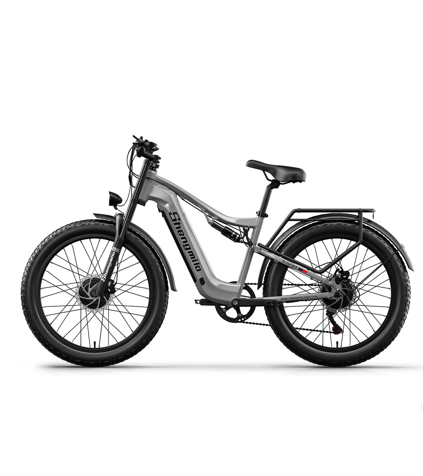 Shengmilo S600 Electric Bike Dual Motor2000W  48V17.5AH Battery 26 Inch e bike Fat tire Ebike Men's Mountain Electric Bicycle