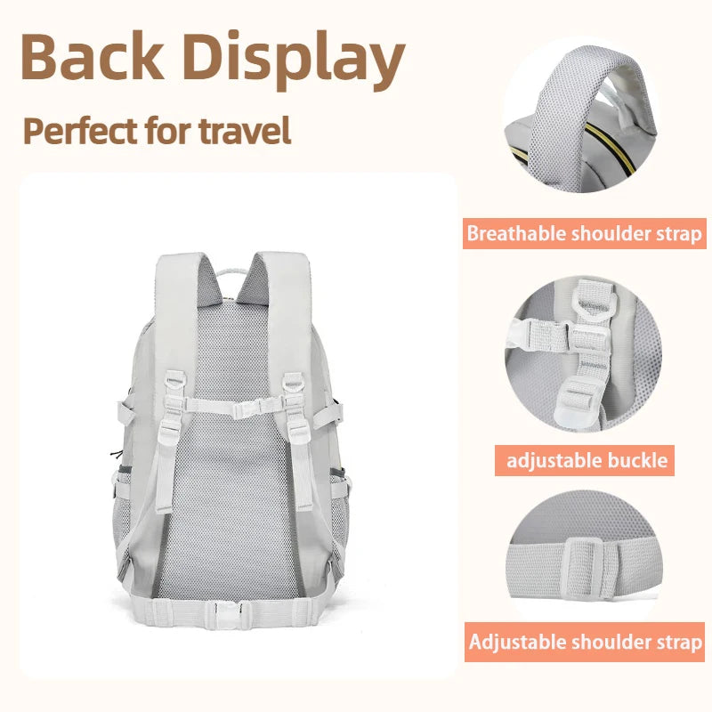 Large Capacity Outdoor Travel Backpack,Men's Hiking Backpack with Shoe Compartment,Spacious Travel Bag ,Sports Camping Backpack