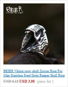 BEIER Vintage Man Boy Oval Tiger Eye Brown Stones Ring in Stainless Steel Jewelry Mens Accessories Anel Aneis BR8-699