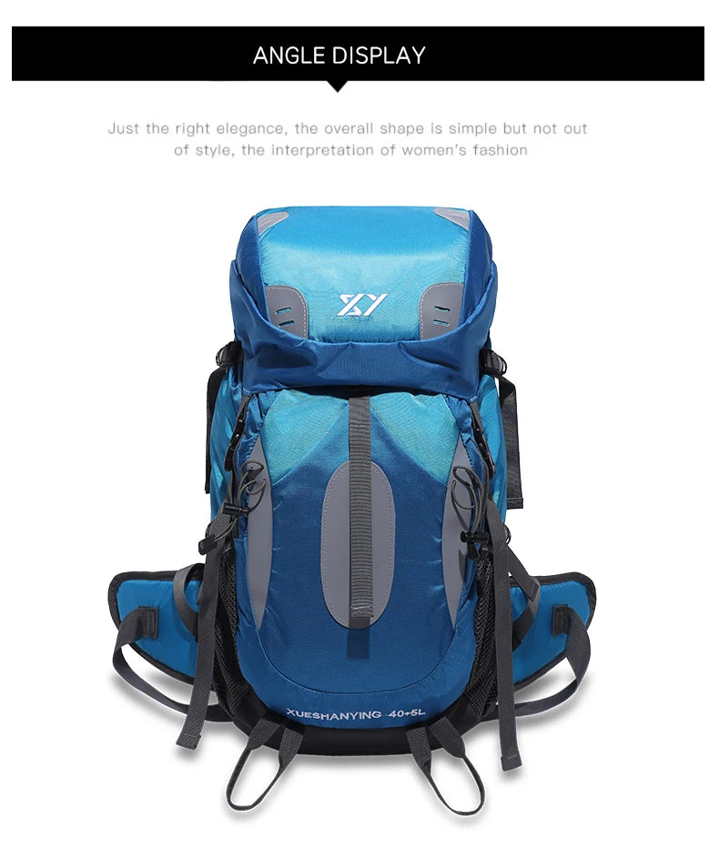 Camping Backpack Travel Bag Men Women Hiking Trekking Climbing Rucksack Outdoor Sports Bags Large Capacity Luggage Shoulder Bag