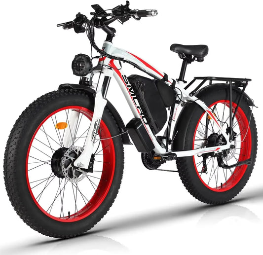 Electric Bicycle new B1 48v 22.4ah battery adult 2000W Dual Motor 26 inch tire All terrain Hydraulic brake multi-function E-bike