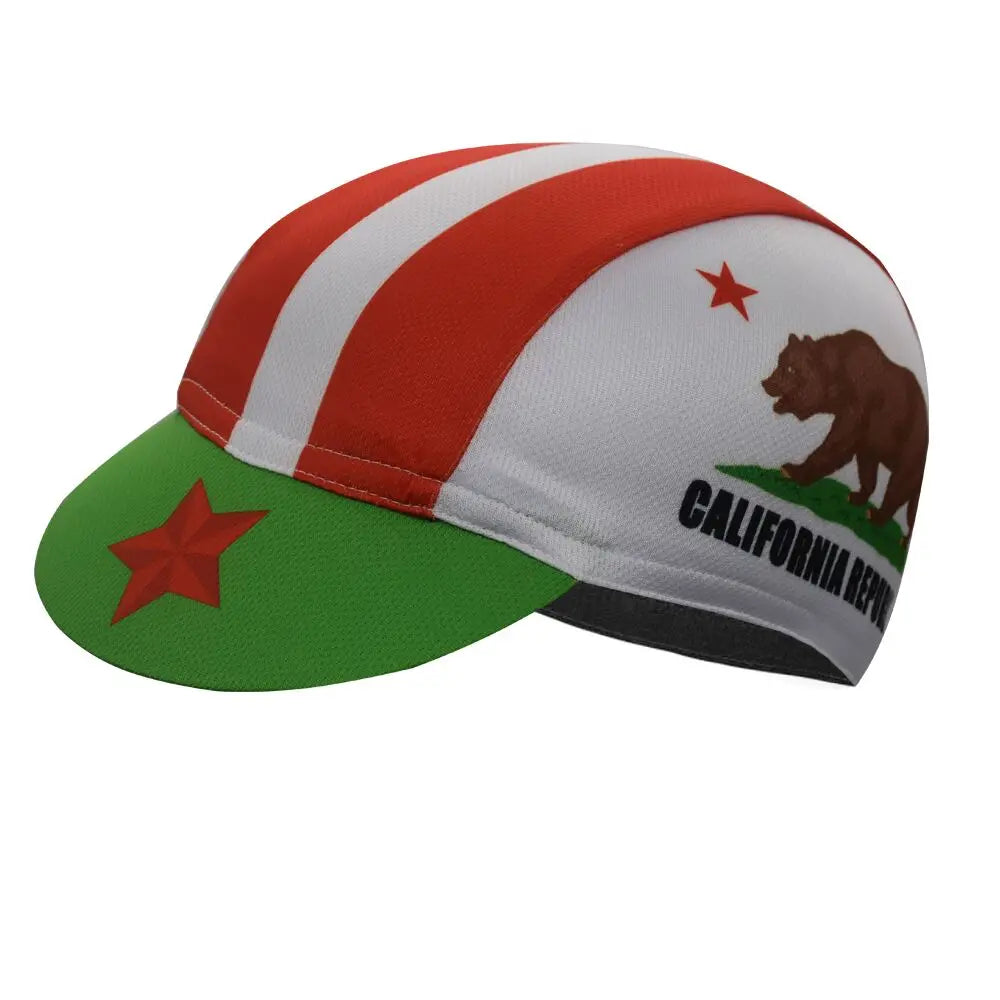 Multiple Retro Cycling Hat Bike Caps For Men and Women Quick-drying Breathable Sports Outdoor Ride Unisex  California Cap