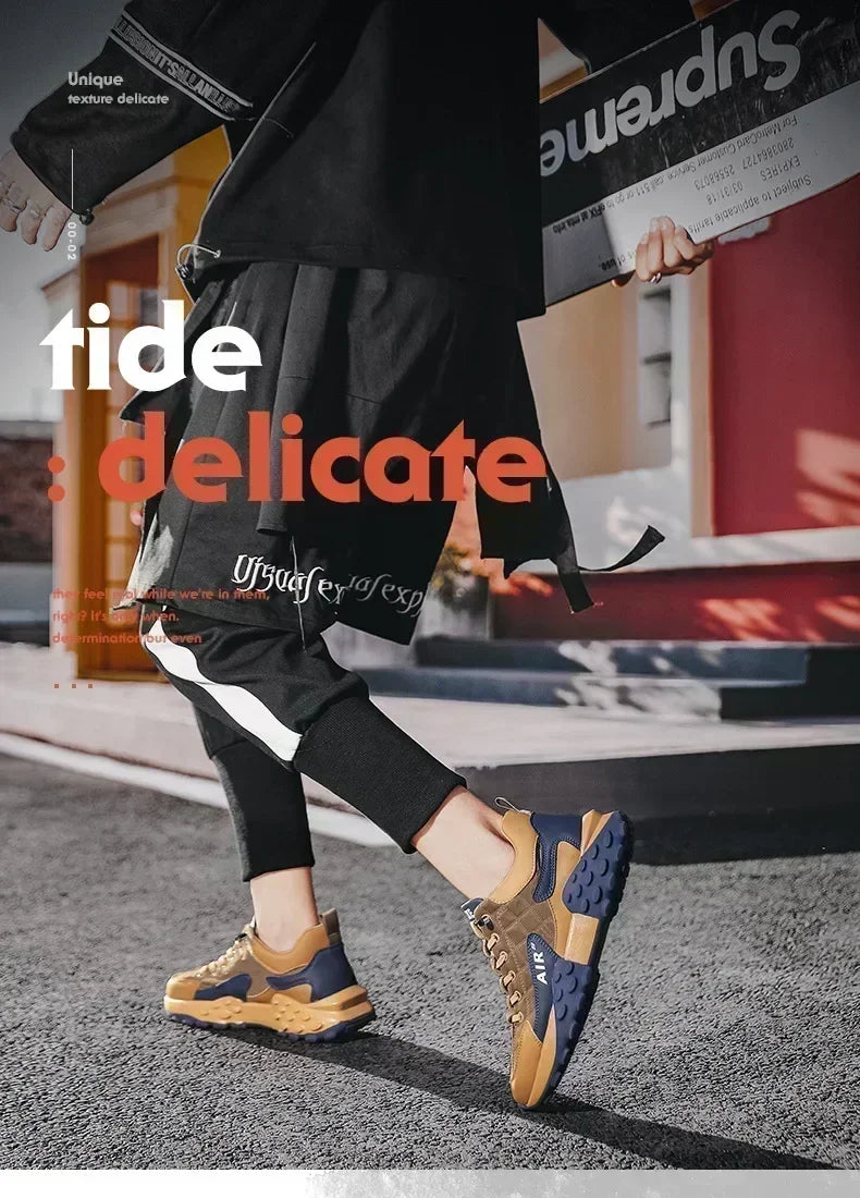 2025 Spring/Autumn Season Fashionable Men's Sneakers/Thick-Soled Casual Sports Shoes for Leisure and