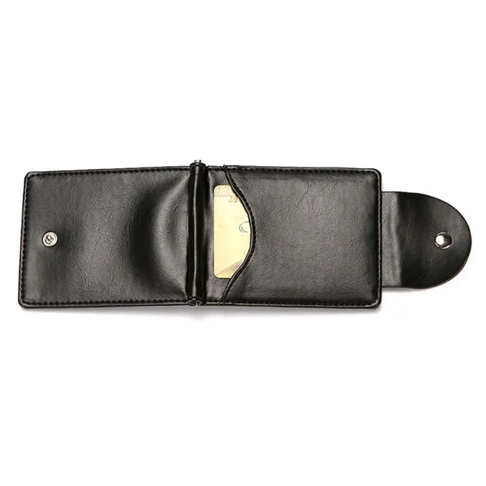 Men PU Leather Wallet Card Holder Male Fashion Purse Small Hasp Money Bag Mini Vintage Slim Wallets Clutch Bags