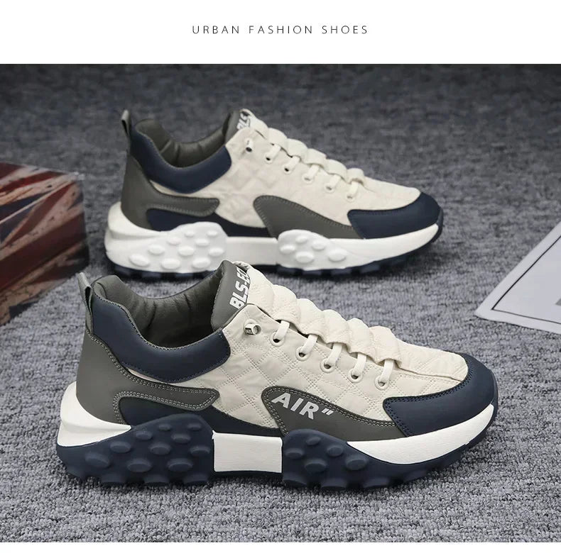 2025 Spring/Autumn Season Fashionable Men's Sneakers/Thick-Soled Casual Sports Shoes for Leisure and