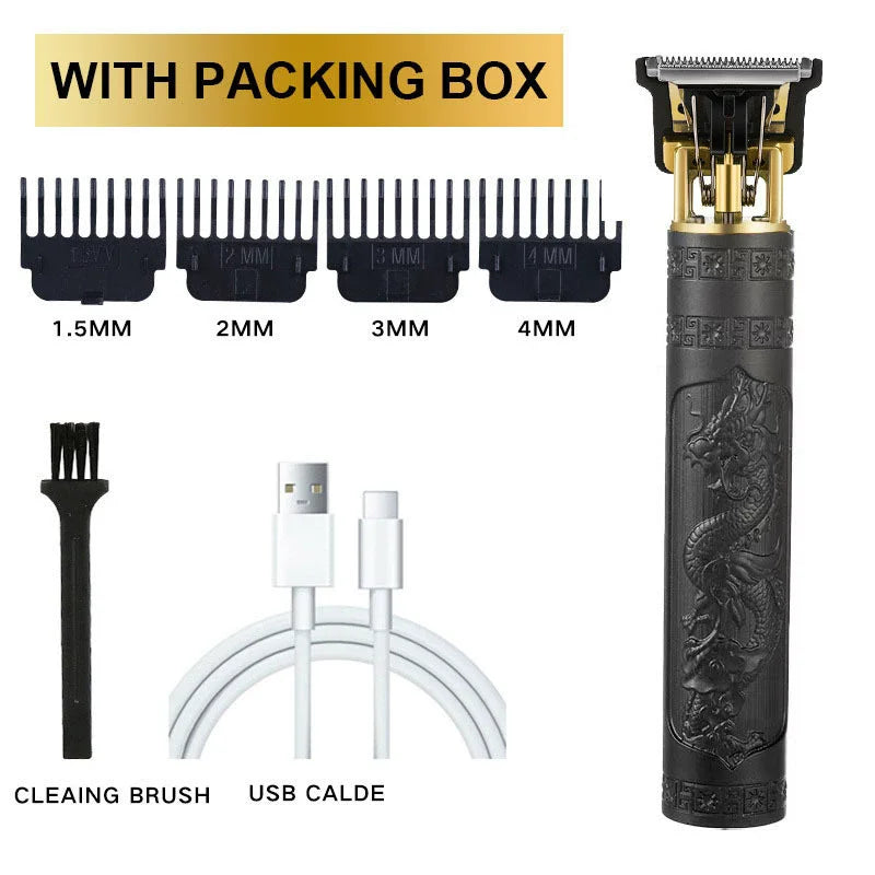 Electric Hair Clipper for Men 0mm Precision Beard Shaver Body Hair Trimmer Barber Machine Haircut Repair Tool