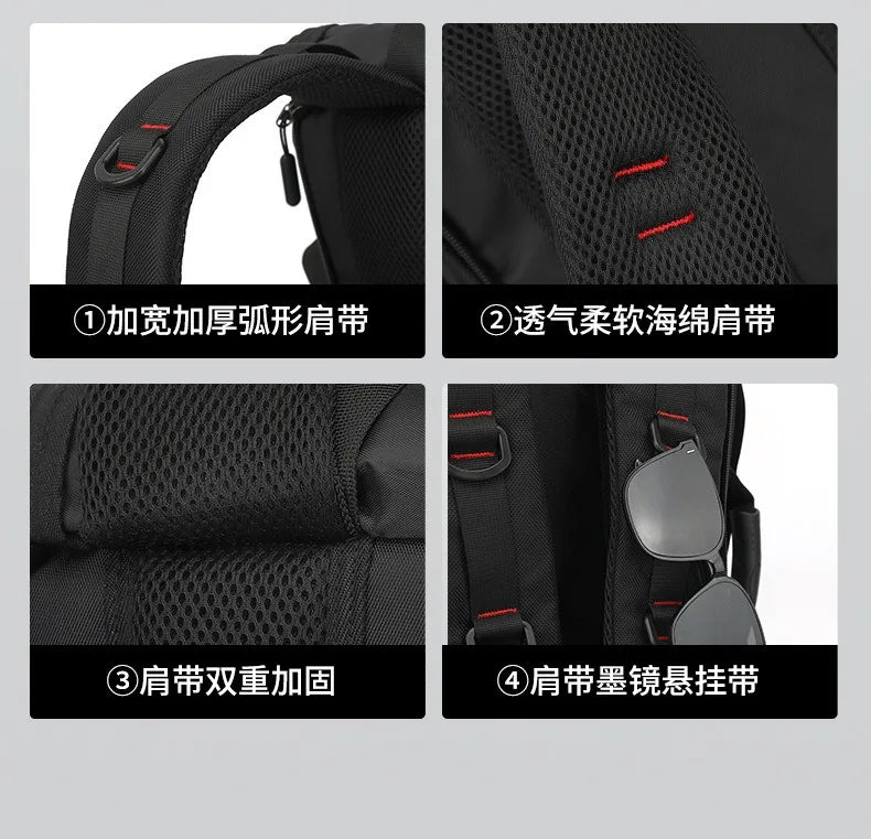 Travel backpack for men boarding, casual men's backpack for travel, large backpack for travel, 70 liters L, super large capacity