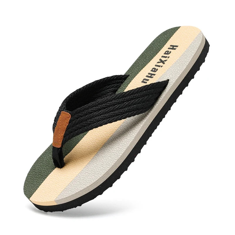 Men Slippers Summer High Quality Flip Flop Men Beach Shoes Fashion Outdoor Flip Flops Casual Breathable Slippers for Men Sandals