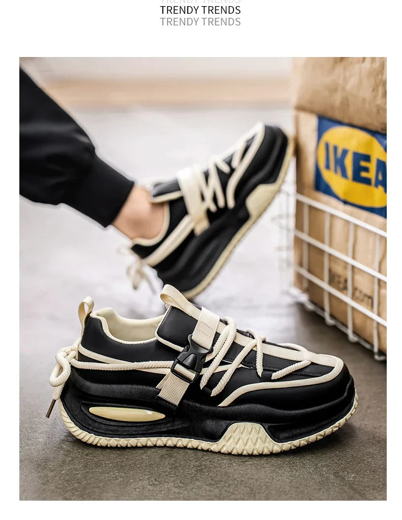 Fashion Men's Sneakers 2025 Trend Personalized Casual Men Shoes Comfort Platform vulcanized Shoes for Men Zapatillas De Hombre