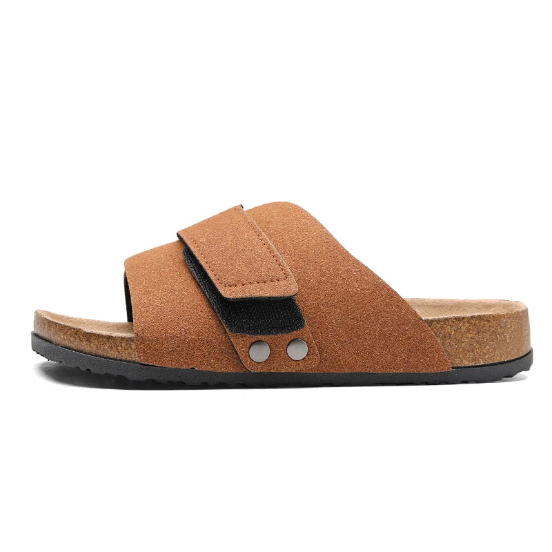 Man's Leather Sandal for Men Beach Sandals Men 2025 Designer Men's Shoes Men's Comfortable Slipper Original Brands Shoes Summer