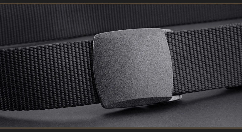 MEN'S Tactical Belts With Automatic Buckle Men's Canvas Belts Premium Pants Belts Sports Belts Nylon Belts