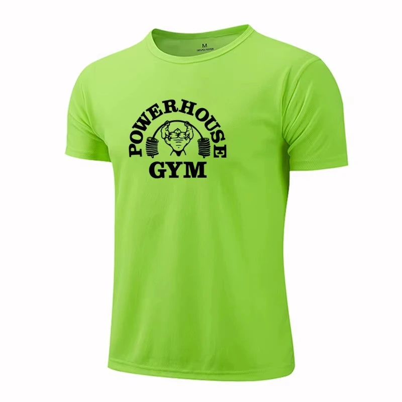 Summer 3D GYM Print Men's T-shirt Summer Casual Loose Sports Breathable Quick Drying Short Sleeve t Harajuku Street Men Clothing