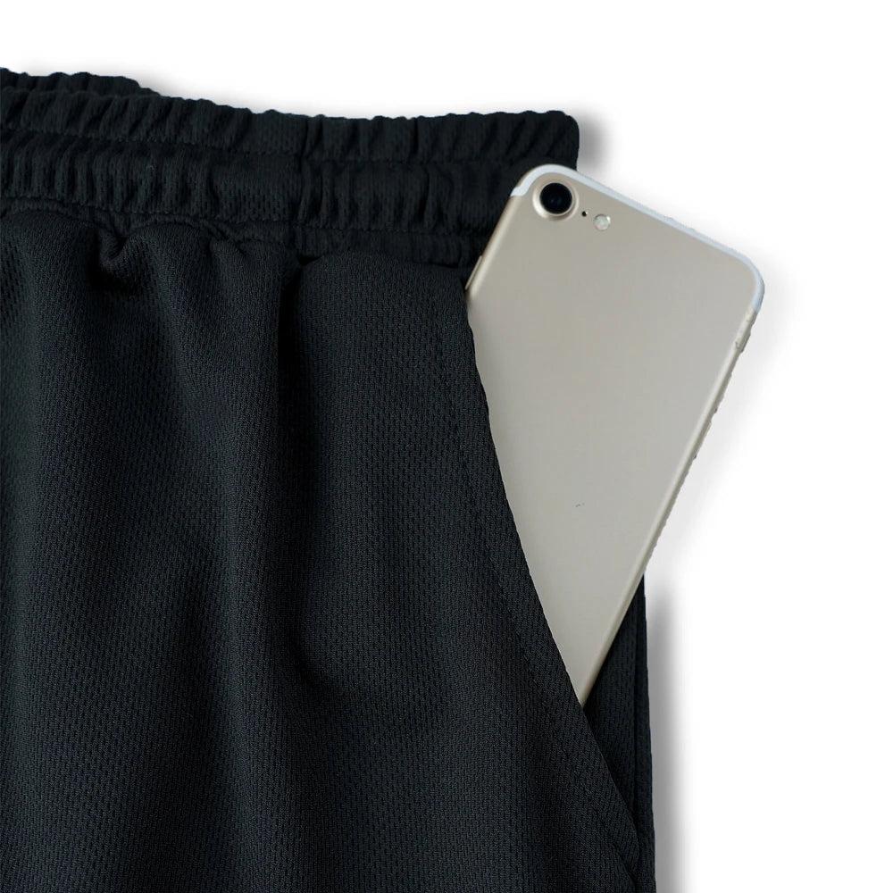 Men's Shorts Gothic Style Skull Print Double-deck 2-In-1 Running Shorts Summer Thin Sportswear Training Short Pants Y2K Clothes