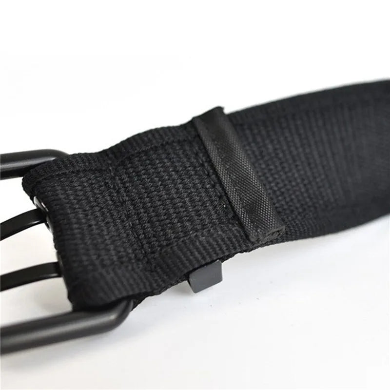 High Quality Canvas Tactical Belt For Men Metal Buckle Luxury Webbing Waistband Outdoor Sport Male Training Belts