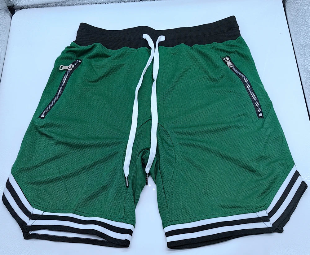 Mens Fire Red Shorts Casual Basketball Shorts Gym Fitness Short Joggers Shorts Workout Bodybuilding Breathable Board Shorts Male