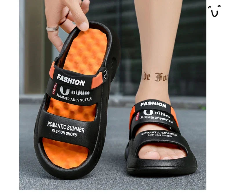 Men's Summer Sandals Men's Home Slippers Walk Around Home Original Brands Shoes Men's slippers Flip Flop Male Slipper Slipers