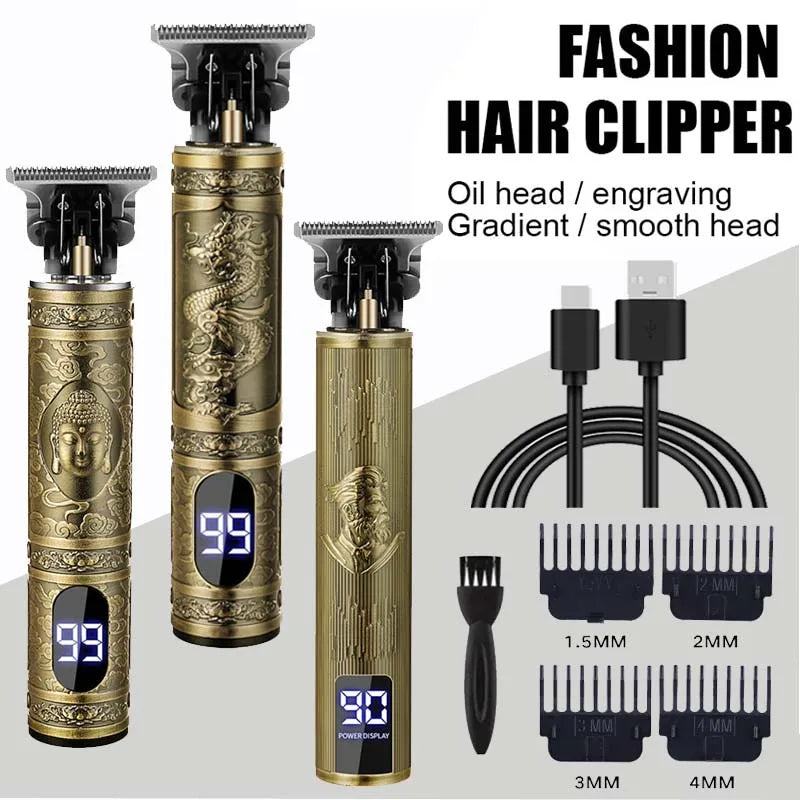 Electric Trimmer Hair Clipper for Men Cutting Machine Shaving Haircut Beard Trimmer Barber Cutter Mower Men's Electric Shaver