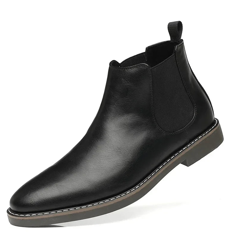 40~46 Men Chelsea Boots Brand Retro Comfortable 2024 Fashion Men Boots