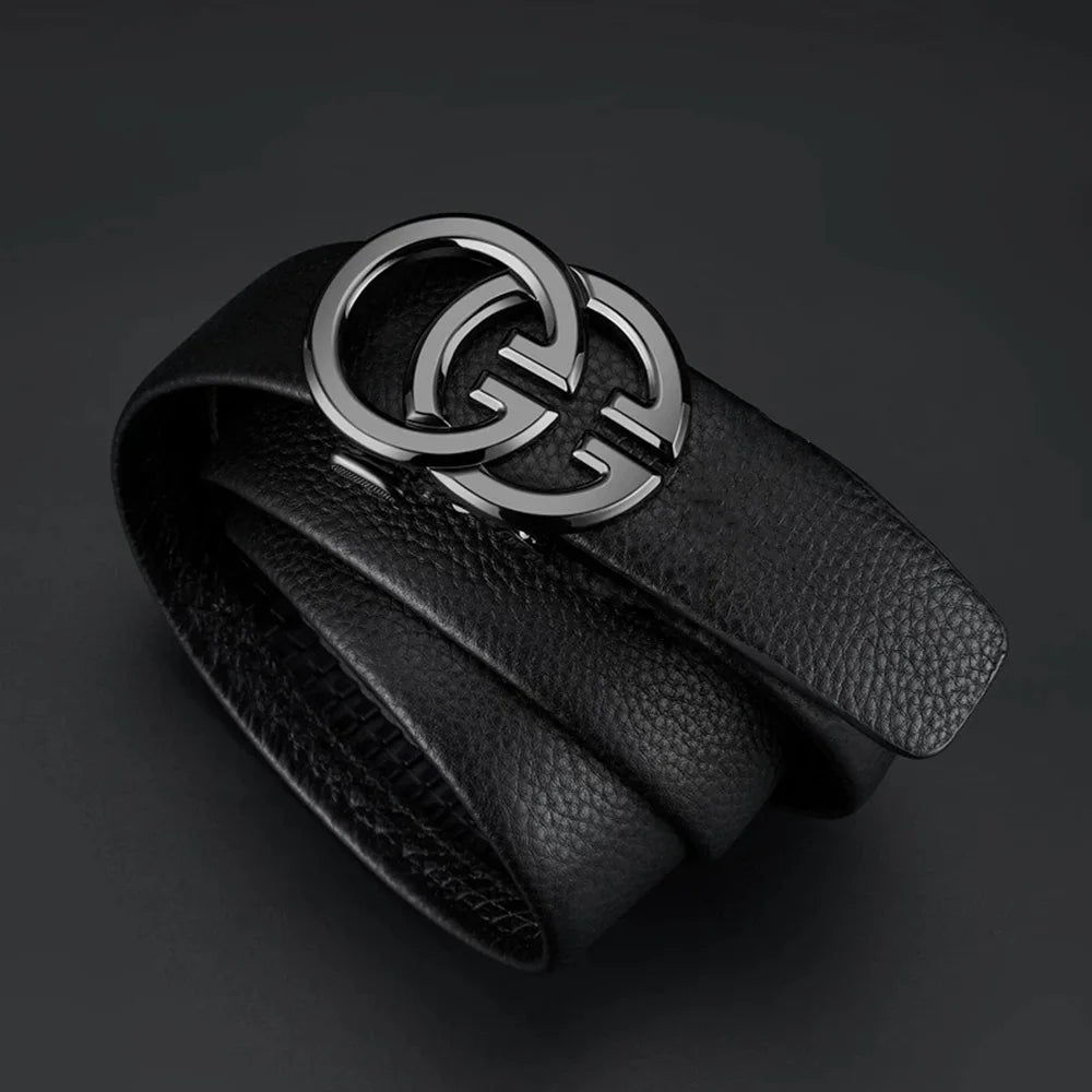 Luxury Brand Famous Genuine Leather Male Belts Business Men Belts for Pants Jeans Strap High Quality Designers Double G Buckle