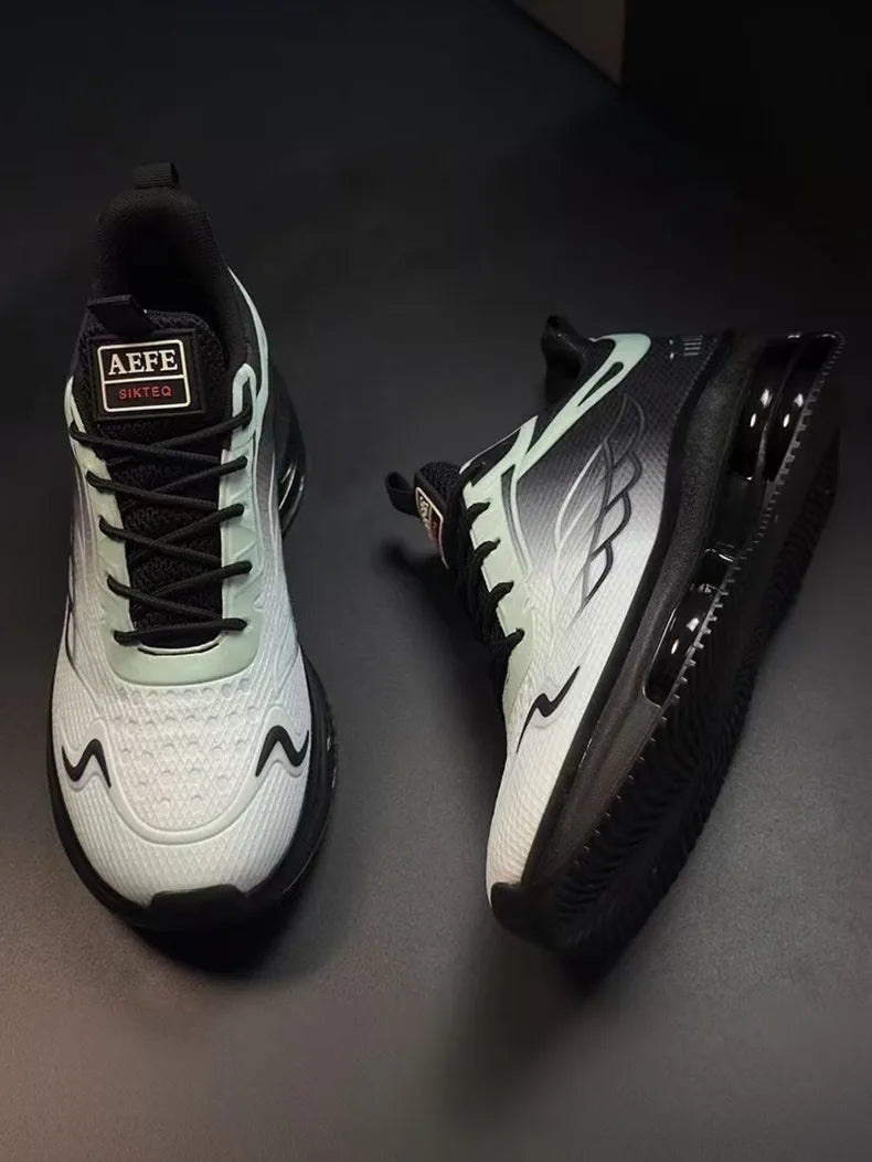 Casual Running Shoes for Men Breathable Knit Sneakers Mens Tennis Trainers 2025 New Fashion Sports Shoes Shock-absorb Sneakers