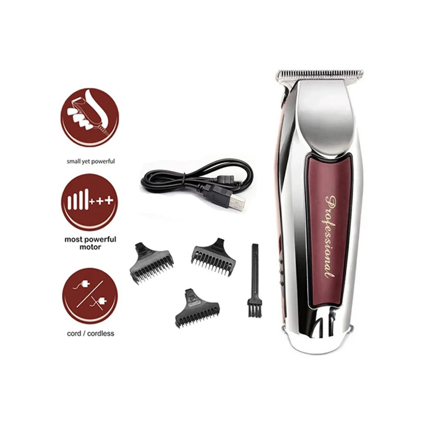 Rechargeable Cordless Hair Trimmer For Men Grooming Professional Electric Hair Clipper Hair Cutting Machine Clipper