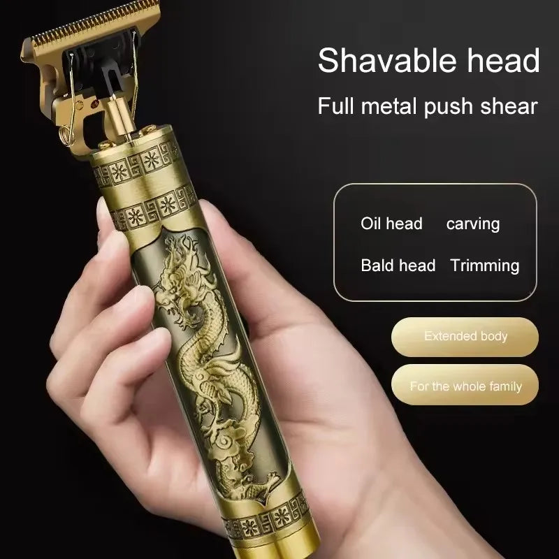 Electric Hair Clipper for Men 0mm Precision Beard Shaver Body Hair Trimmer Barber Machine Haircut Repair Tool