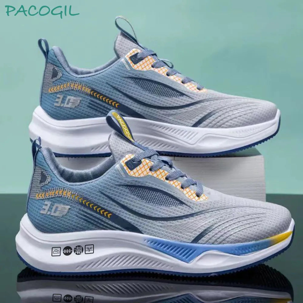 Sneakers for Men Fashion Men's Casual Sneakers Comfortable Breathable Running Tennis Shoes Zapatillas De Hombre