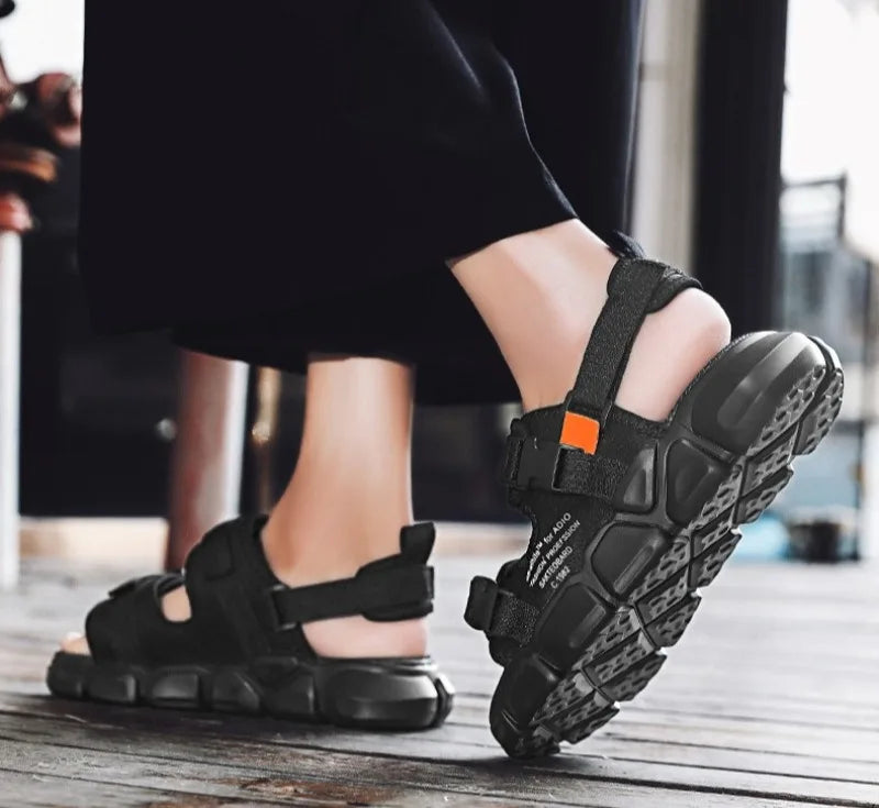 Summer High Quality Beach Sandals for Men Outdoor Breathable Wear-resistant Men Casual Sandals Fashion Holiday Shoes Zapatos De