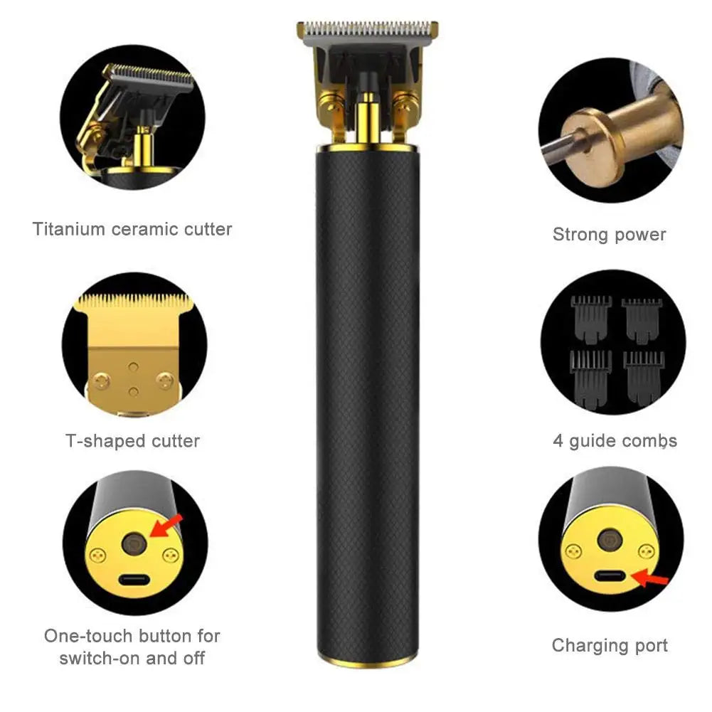 Rechargeable Barber Hair Trimmer For Men Electric Professional Beard Hair Clipper Cord/Cordless Hair Cutting Machine