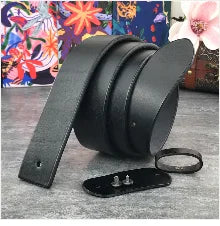 Brass Owl Belt Buckle Yellow Belts For Men Ceinture Homme Men Leather Belt Cowboy Jeans Male Leather Belt Strap Wide MBT0106