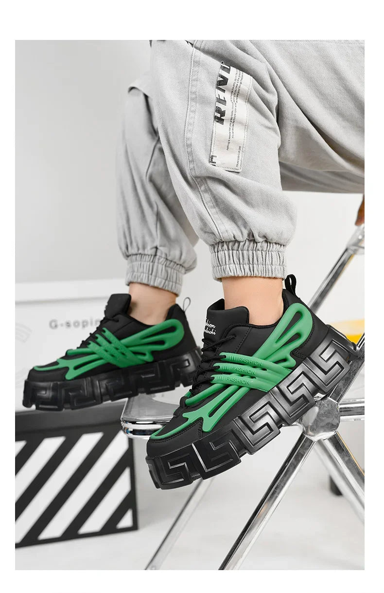 Casual Shoes For Men Street Style Walking Shoes Sneakers Thick Bottom Running basketball Shoes Male 2024 Vulcanized Sneakers Men