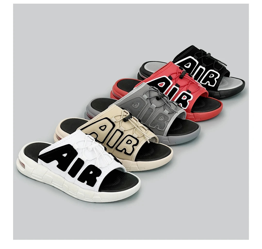 Men Fashionable Trendy Shoes Wooden Clogs Garden Shoes Outdoor Beach Sandals Flip Air Cushioned Summer Casual Shoes Men Slippers