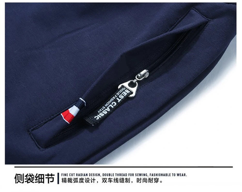 New Men's Shorts Summer Breeches Cotton Casual Sweat Men Hip Hop Streetwear Loose Jogger Shortspocket Beach Short Pants