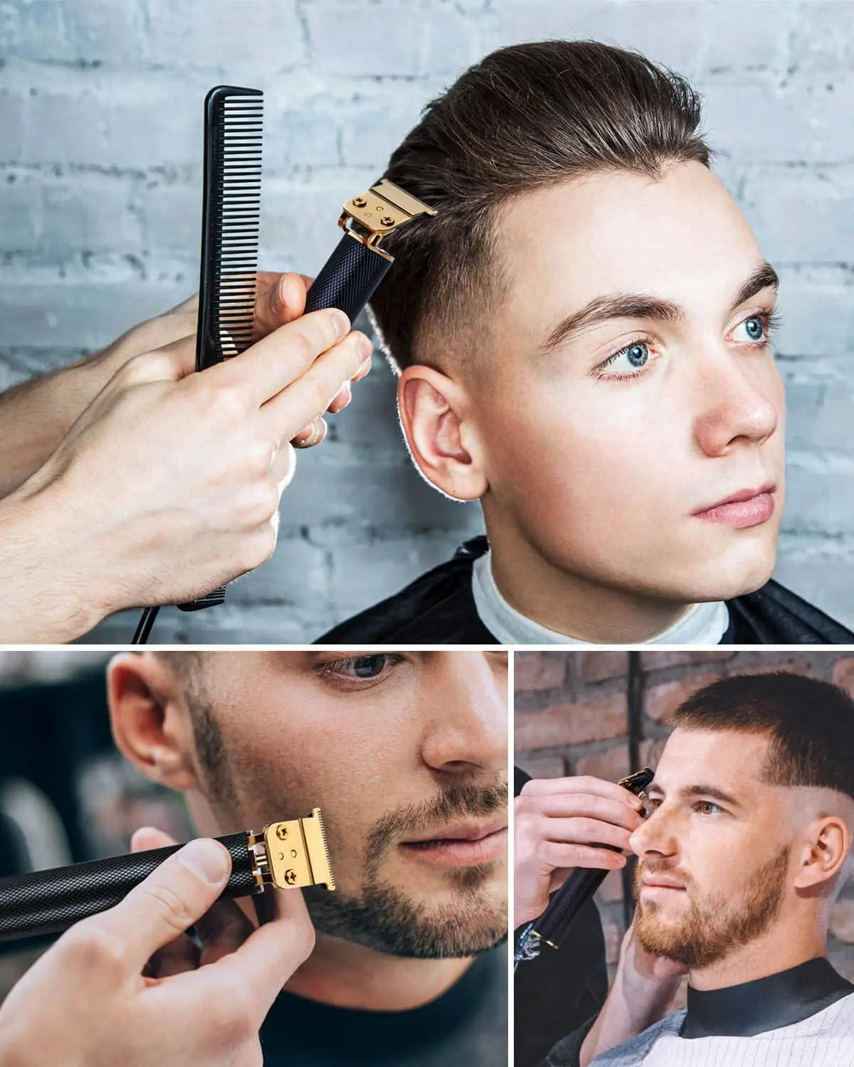 Rechargeable Barber Hair Trimmer For Men Electric Professional Beard Hair Clipper Cord/Cordless Hair Cutting Machine