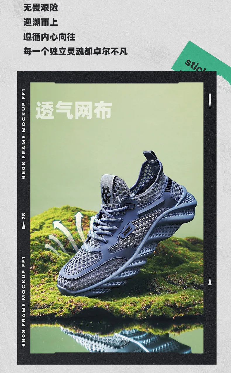 Casual Sneaker Men's Sandals Shoes for Men Soft and Comfortable Non-Slip Thick Bottom Wear-resistant Ventilate Flat Sandals