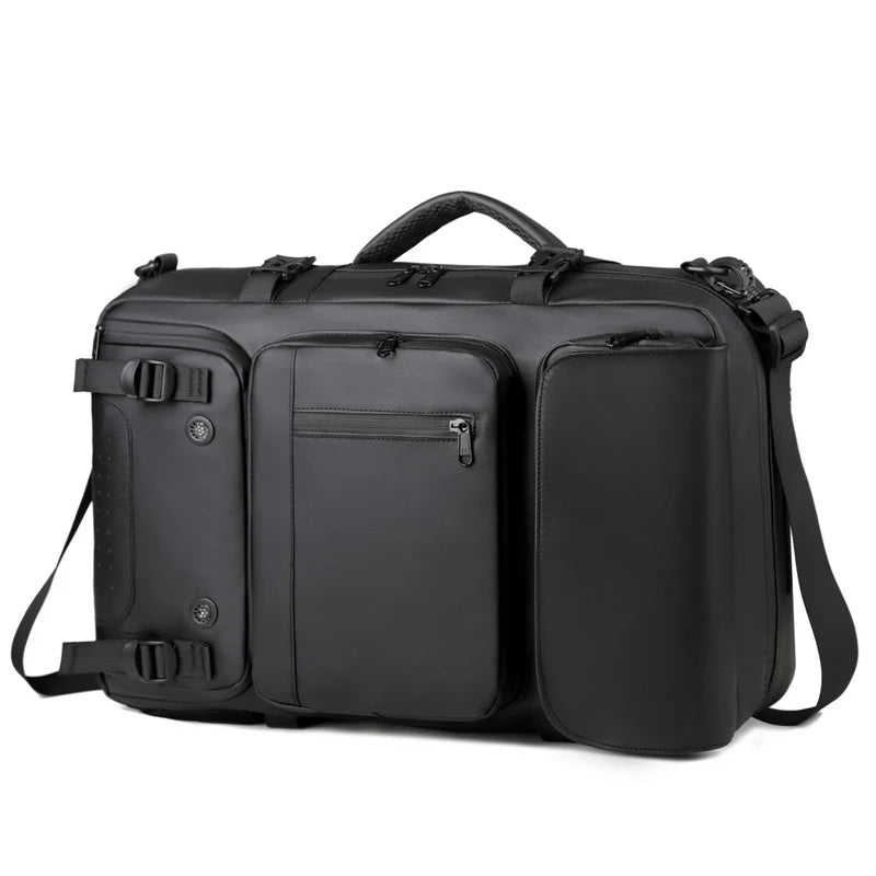 Travel bag, large capacity backpack, business travel, crossbody computer bag, independent shoe compartment, travel bag