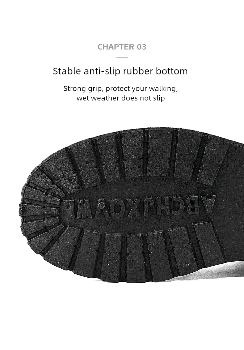 Men's Leather Boots Four Seasons Outdoor Casual Hiking Boots Retro Fashion Work Boots Thick Bottom Ankle Boots Anti-slip 2024