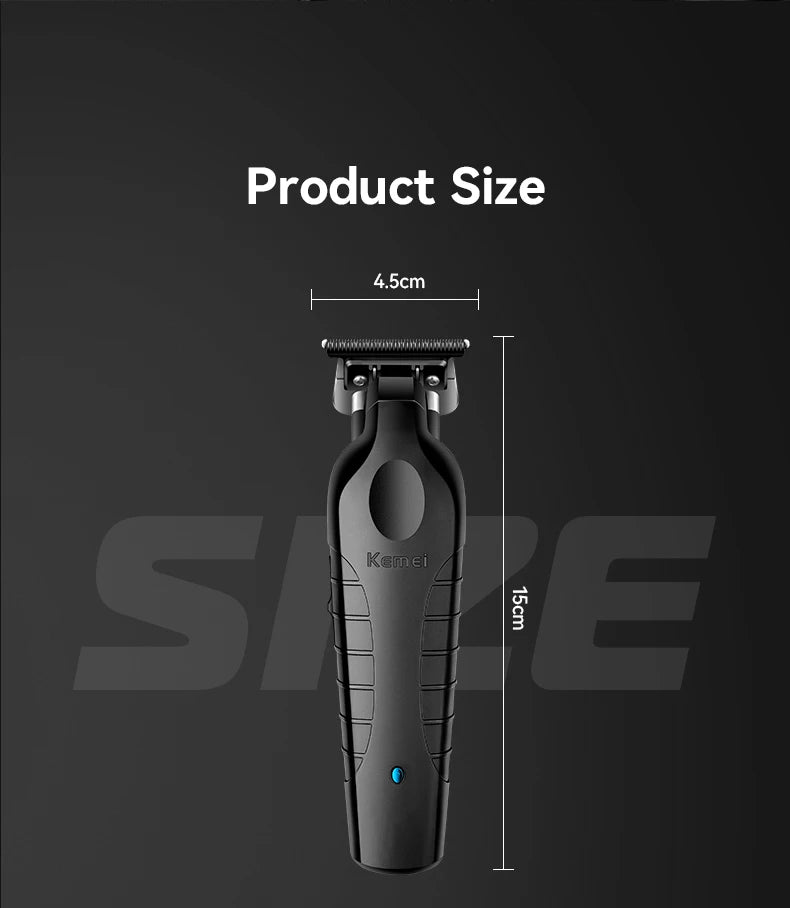Kemei 2299 Electric Hair Clippers Man Professional Cordless Hair Trimmer Beard Shaper Tools Rechargeable Haircut Machine Carving