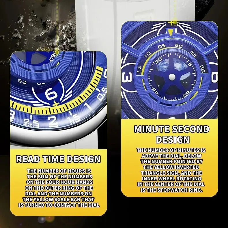 reloj hombre Top Brand New Arrivals Earth 3D Mens Watches Luminous Silicone Strap Quartz Wristwatch saat kol saati erkek 2025