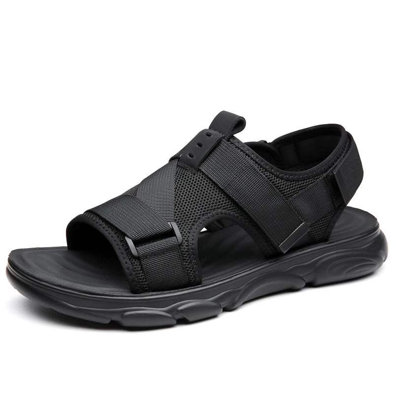 Men Sandals Breathable Comfortable Non-Slip Men's Shoes Outdoor Casual Beach Sandals Mens Soft Flats Sandal Summer Shoes for Men