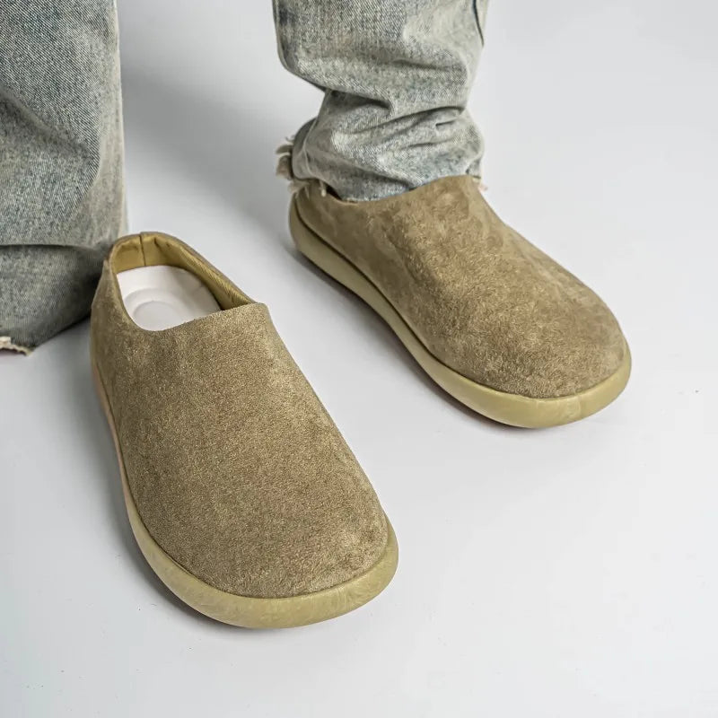 2025 New Arrival Men's Mules | Closed-Toe Half Slippers | Outdoor Slip-on Casual Shoes for Men