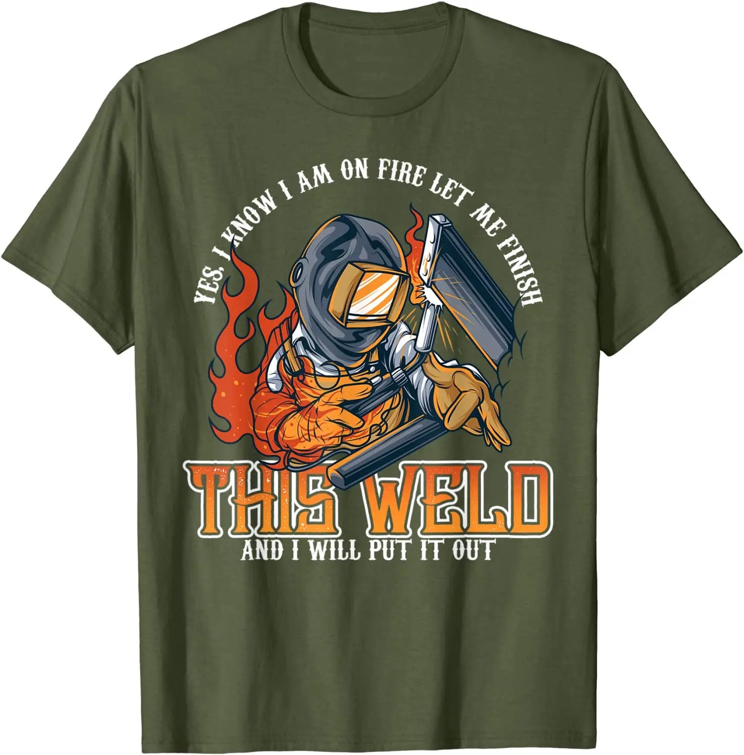 Welder Shirts For Men Funny Welding Tshirts Funny Saying T-Shirt Classic Man Tshirts Simple Style Tops T Shirt Cotton Hip hop