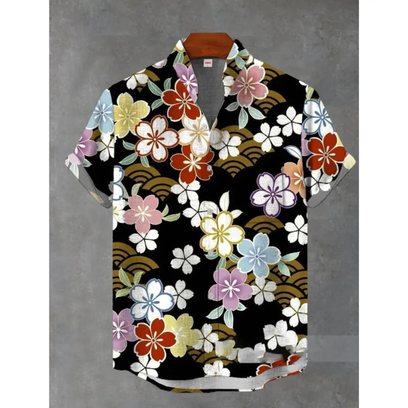 Men's New Linen Short Sleeved Shirt With Refreshing Comfortable Summer Fabric, High-quality Button Up Top Camisetas De Hombre