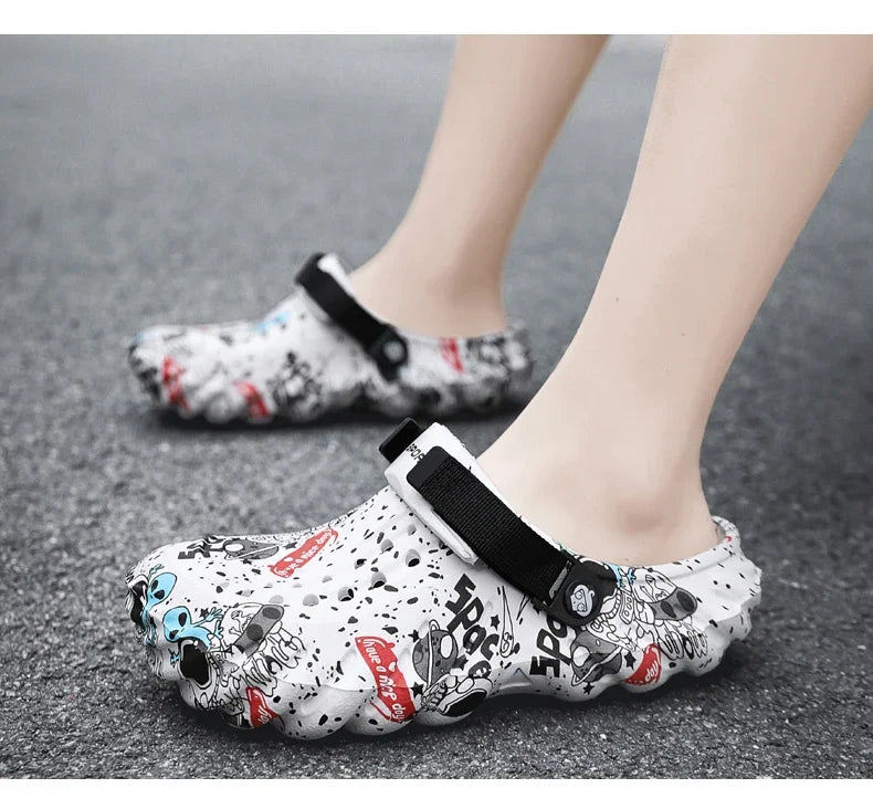 Men Shoes Slippers Men Garden Flat Sandals Platform Sandals Man Summer Sandals 2024 Male Sneakers Outdoor Flip Flops Home Clogs
