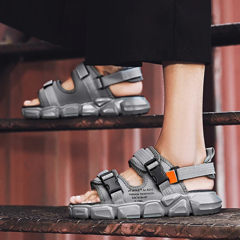 Summer High Quality Beach Sandals for Men Outdoor Breathable Wear-resistant Men Casual Sandals Fashion Holiday Shoes Zapatos De