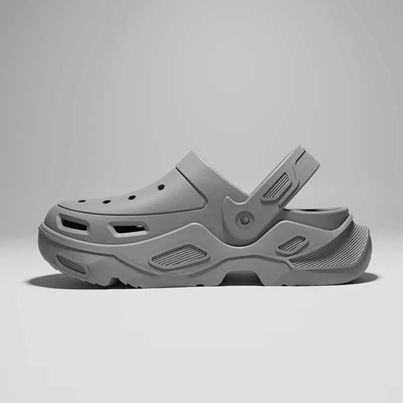 Summer Comfortable Soft Heightening Sandals For Men Platform High-heeled Outdoor Non-slip Waterproof Sandals For Women Clogs