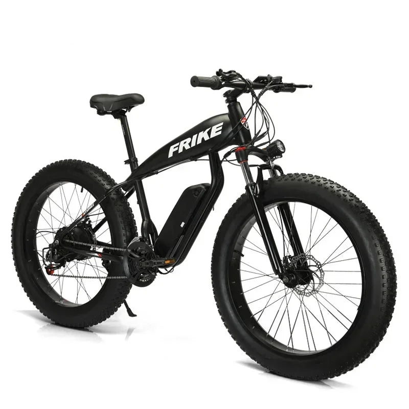 -For 26 Inch Lithium Battery Fat Tire Snow Off-road Electric Assisted Bicycle Mountain Bike